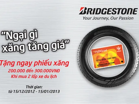 Bridgestone VN: "Ngại gì xăng tăng giá"