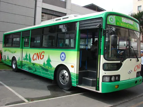 Quý 1/2009, TP.HCM thử nghiệm xe buýt chạy ga