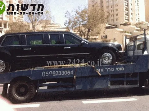 Xe của ông Obama "chết máy" tại Israel