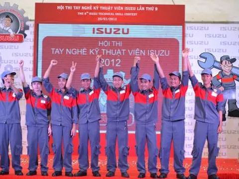 Isuzu Việt Nam tổ chức Hội thi Tay nghề kỹ thuật viên