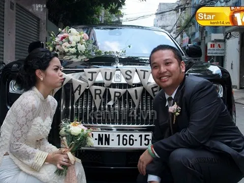 Phạm Quỳnh Anh lên xe hoa Rolls-Royce Ghost