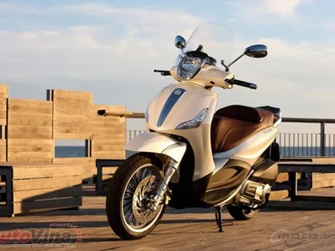 Bóng bẩy và thoải mái hơn với Beverly của Piaggio