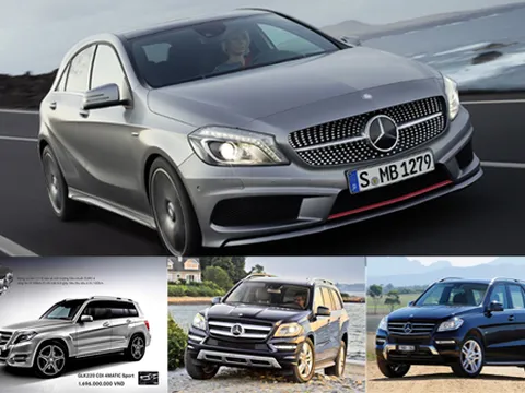 Hé lộ 5/8 mẫu Mercedes ra mắt Việt Nam năm 2013