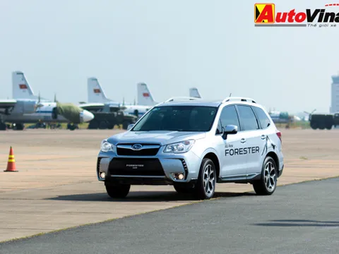 Trải nghiệm xe Subaru tại sân bay trực thăng