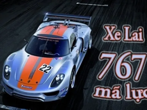 Siêu phẩm xe lai công suất 767 mã lực đến từ Porsche