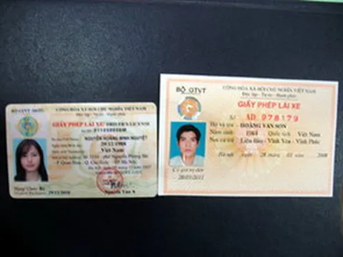 Giấy phép lái xe mới, có hiệu lực từ 1/1/2011