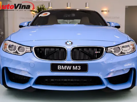 Cận cảnh BMW M3 2015 'Yas Marina Blue' tại Việt Nam