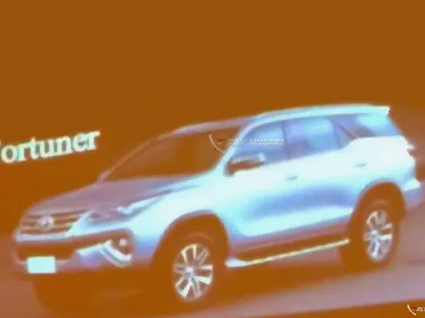 Thiết kế của Toyota Fortuner 2016 không còn là bí ẩn