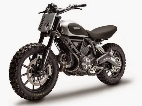 Ducati Scrambler có phiên bản độ cực "phủi"