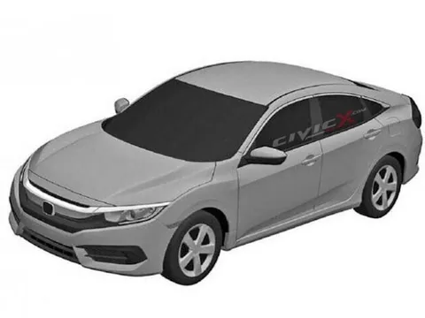 Honda Civic hoàn toàn mới lộ loạt hình đầy đủ