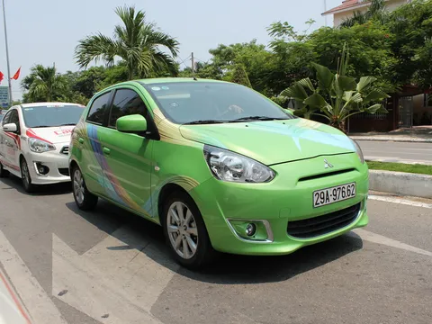 Mitsubishi Mirage: chỉ có 4.25 lít/100 km như Vespa