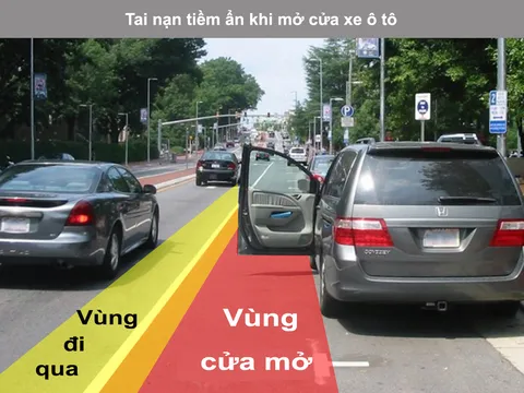 Những lưu ý để mở cửa xe hơi an toàn