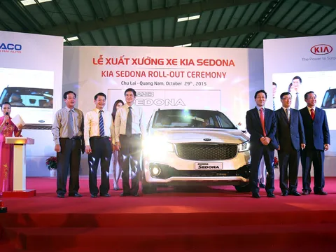 Kia Sedona đã được THACO nội địa hóa