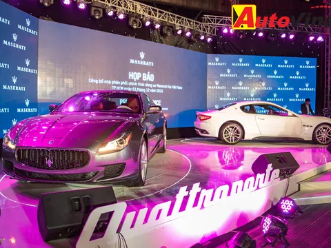 Cận cảnh Maserati Quattroporte và GranTurismo S chính hãng Việt Nam