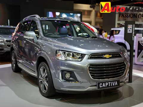 Cận cảnh Chevrolet Captiva 2016 tại triển lãm Motor Expo Thái Lan