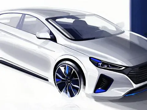 Hyundai tiếp tục hé lộ hình ảnh về mẫu IONIQ