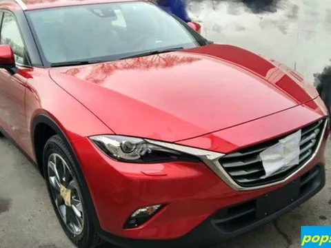 Mẫu crossover mới của Mazda lộ diện ảnh trên đường