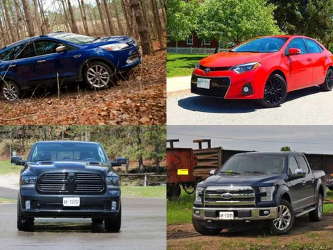 10 mẫu xe bán chạy nhất tại Canada trong năm 2015