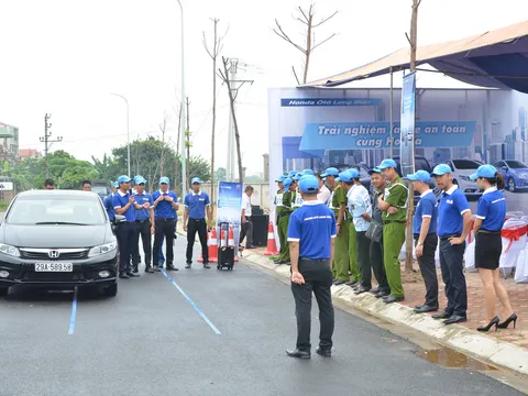Honda Việt Nam tích cực đóng góp các hoạt động về lái xe an toàn