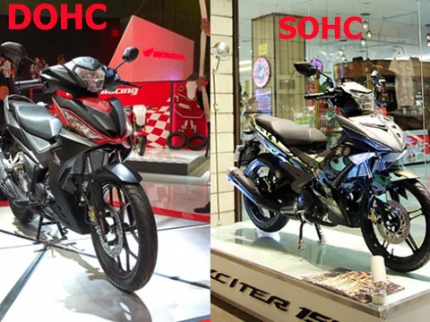 Sự khác biệt giữa động cơ DOHC và SOHC