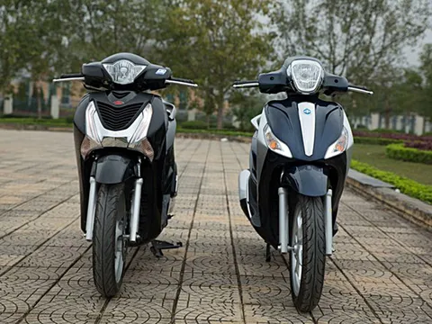 Doanh số bán của Piaggio Medley quá "đuối" so với Honda SH