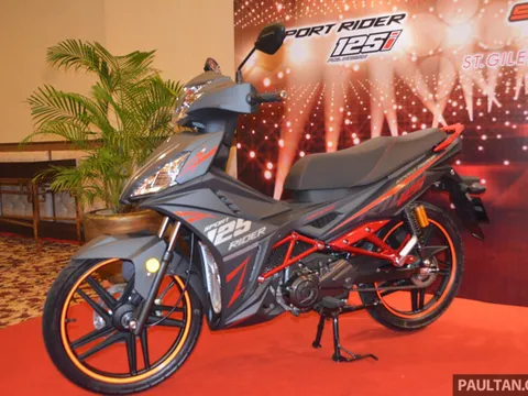Giá của SYM Sport Rider 125i 2017 mới ra mắt tại Malaysia là bao nhiêu?