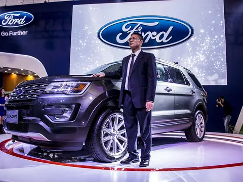 Chi tiết SUV kiểu mới:  Ford Explorer 2017 tại triển lãm Vietnam Motor Show 2016
