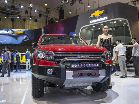 Chi tiết Chevrolet Colorado 2017 tại Triển lãm Vietnam Motor Show 2016