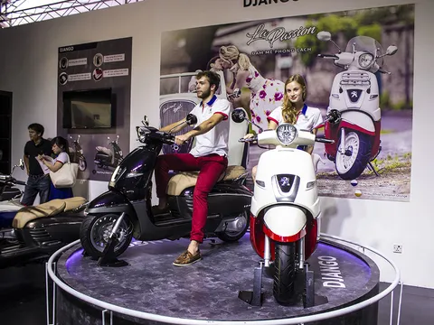 [VIMS2016] Cận cảnh xe tay ga Peugeot Django có giá bán từ 68,5 triệu đồng
