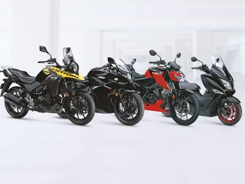 Suzuki giới thiệu hàng loạt các mẫu xe mới sử dụng động cơ dưới 400cc