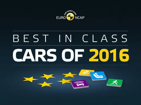 Euro NCAP công bố danh sách những mẫu xe an toàn nhất 2016 trong từng phân khúc