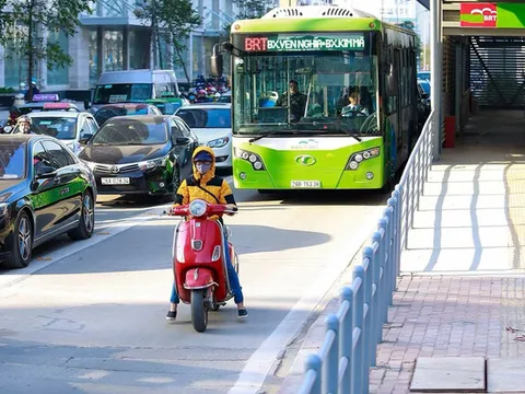 Hà Nội dự kiến mở thêm tuyến "xe buýt nhanh" Kim Mã - Hòa Lạc