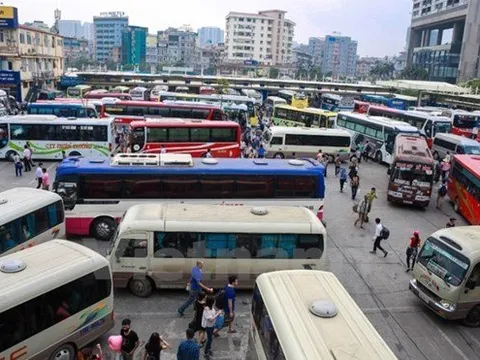 Hà Nội điều chuyển cả ngàn lượt xe khách: Mỗi tỉnh về 1 bến