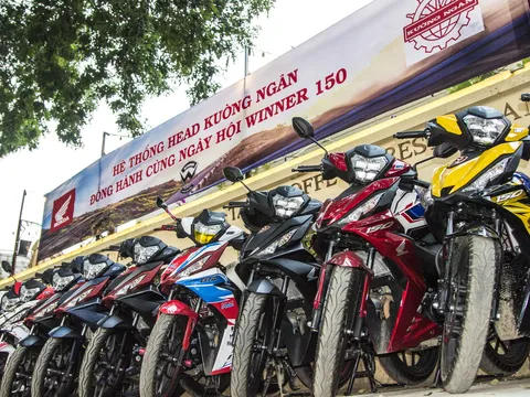 Chào đón những mẫu xe độ siêu cá tính tại lễ sinh nhật Câu lạc bộ Honda Winner 150cc Hà Nội