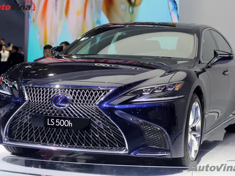 Lexus LS 500h 2018 – Siêu phẩm mới cạnh tranh với Audi A8 ra mắt tại VMS 2017