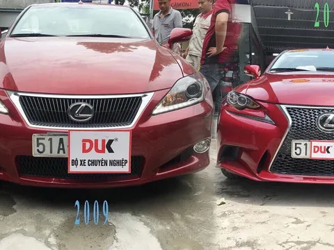Ngỡ ngàng bản độ Lexus IS250C 2009 lên đời 2016 sành điệu