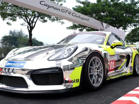 "Siêu mẫu" Porsche Cayman GT4 Clubsport bất ngờ xuất hiện tại Việt Nam
