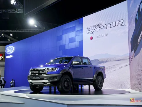 BIMS 2018: Ford Ranger Raptor có giá khoảng 1,2 tỷ đồng tại Thái Lan