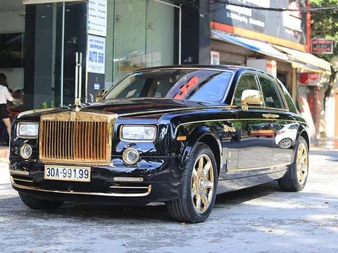 'Soi' Rolls-Royce Phantom rồng vàng, 35 tỷ tại Hải Phòng