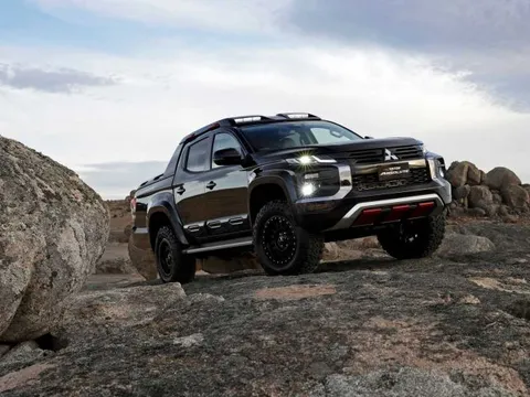 [BIMS 2019] Mitsubishi Triton Absolute xuất hiện, thăm dò ý tứ người xem
