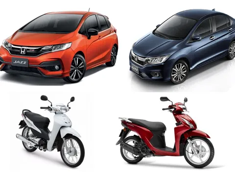 Doanh số tháng 6 Honda Việt Nam: ô tô thăng hoa, xe máy tạm lùi bước