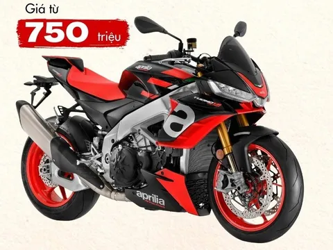 Giá xe mô tô Aprilia tại Việt Nam được tiết lộ với mức vô cùng cạnh tranh