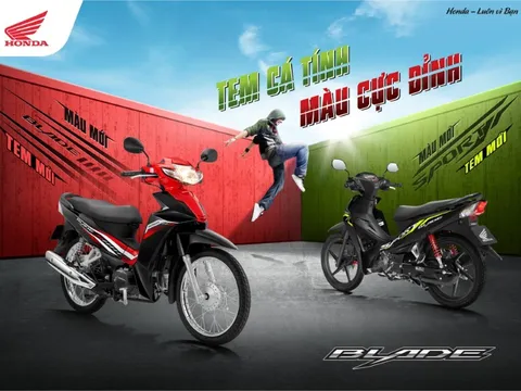Honda Việt Nam khoác áo mới cho Blade