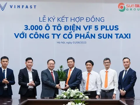 Sun Taxi mua 3.000 xe VF 5 Plus