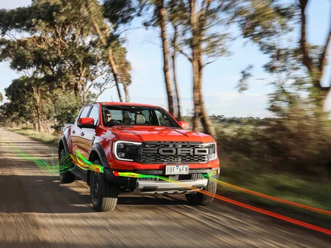 Nguồn cảm hứng từ Mustang giúp Ranger Raptor thế hệ mới tăng cường tính khí động học