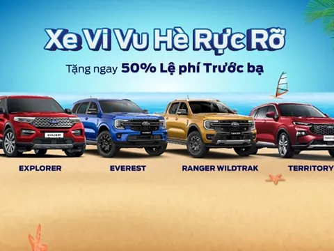 Ford Việt Nam triển khai chương trình ưu đãi dành cho khách hàng mua xe trong tháng 7/2023