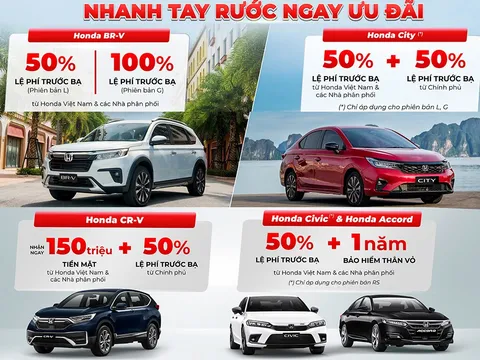 Ô tô Honda – Nhiều khuyến mại tháng 9