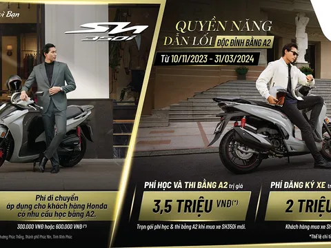 Honda Việt Nam nhân rộng cơ hội sở hữu bằng lái xe A2