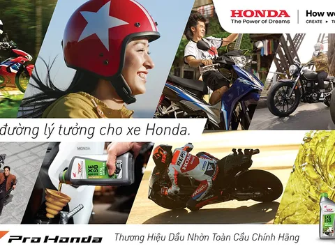 Honda Việt Nam ra mắt thương hiệu dầu nhờn toàn cầu ProHonda