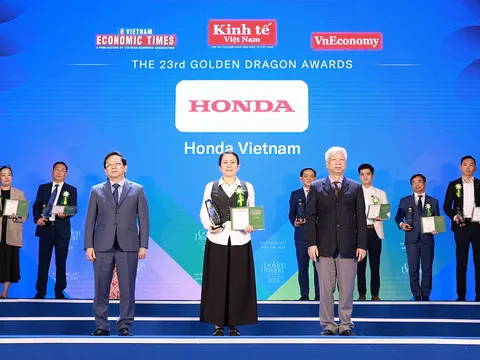 Honda Việt Nam vinh dự nhận giải thưởng Rồng Vàng năm 2024